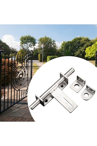 Trendooze 17cm Uzunluk Kapı Mandalı Paslanmaya Dayanıklı Su Geçirmez Sağlam Kullanışlı Uzunluk 17cm