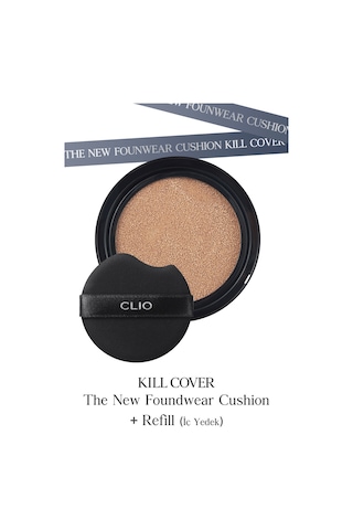 Clio Kill Cover The New Founwear Cushion + Refill SPF50+ 2.5 Ivory
