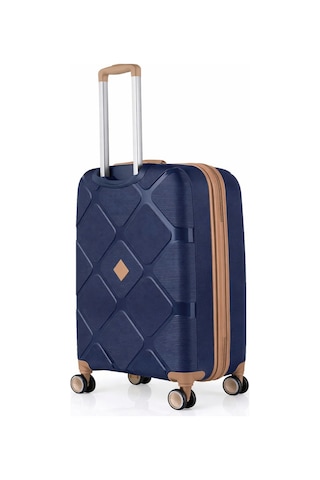 Kabin Boy %100 Polipropilen Valiz Lacivert Taba 6990 Lacivert - Taba