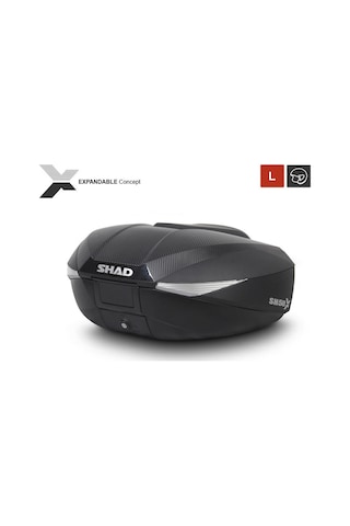 Shad Sh58X Arka Çanta Siyah Carbon Genişleyebilen Model