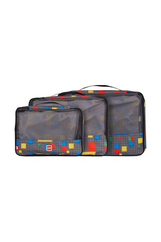20368-2607 3 Parça Seyahat Düzenleyici Seti - Renkli Lego Yapım Parçası