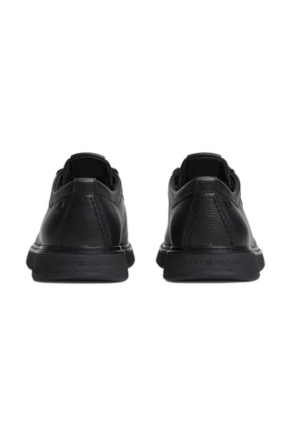 Tommy Hilfiger Siyah Erkek Casual Ayakkabı Comfort Leather Moc Toe Shoe