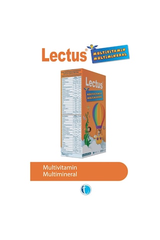 Lectus Multivitamin Multimineral Şurup 200 ML