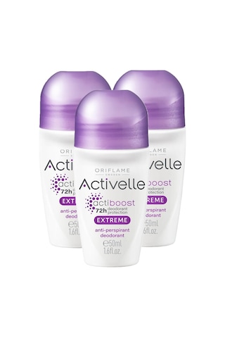 Oriflame Activelle Extreme Perspirant Roll-On Deodorant 50 ML x 3 Oriflame Activelle Extreme Perspirant Roll-On Deodorant 50 ML x 3