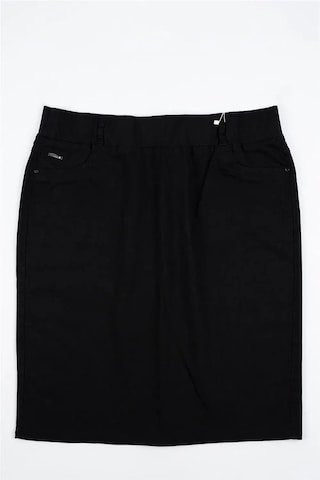 Kadın Siyah Arkası Cepli Nevra Etek Siyah