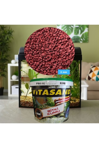 Pro-92 2mm Kırmızı Akvaryum Ve Bitki Kumu Bitki Toprağı 8.5 Kg Pro-92 2mm Kırmızı Akvaryum Ve Bitki Kumu Bitki Toprağı 8.5 Kg