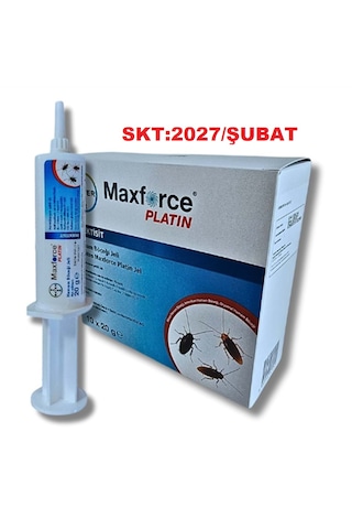 Maxforce Platin Hamamböceği Ve Kalorifer Böceği Jeli Kokusuz 20gr. 1 Adet Şubat/2027