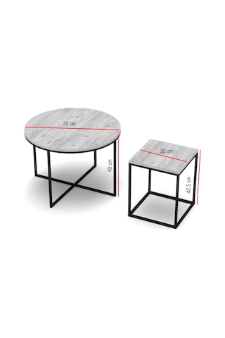 Tv Sehpası Mira 5030 Atlantik Gold 160 Cm 35 Cm 50 Cm Çok Renkli