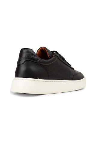 Deery Erkek Hakiki Deri Siyah Sneaker Ayakkabı - 04406msyhe01