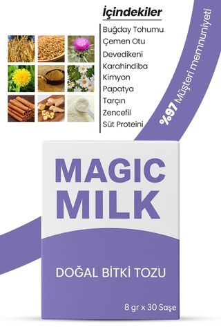Magıc Mılk Doğal Bitki Tozu
