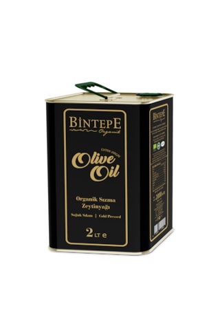 Bintepe Organik Yeni Hasat Organik Natürel Sızma Zeytinyağı 2 L