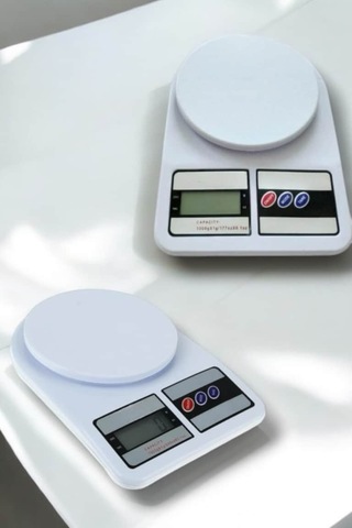 Mutfak İçin 10 Kg Dijital Tartı Beyaz