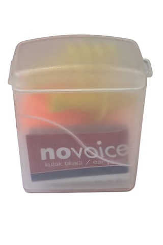 Novoıce Snr 26db Tekstil İpli Kulak Tıkacı Kutulu 50 Adet