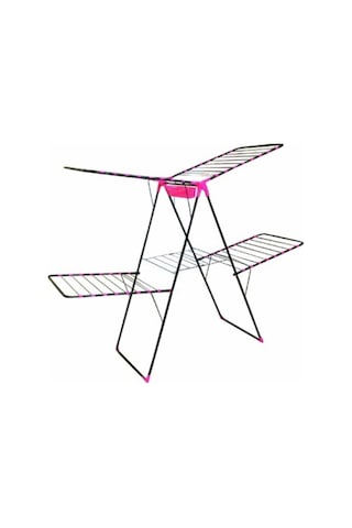 Enzelo Star Çamaşır Kurutmalık Askılık 2 Katlı Çamaşır Kurutma As Gri