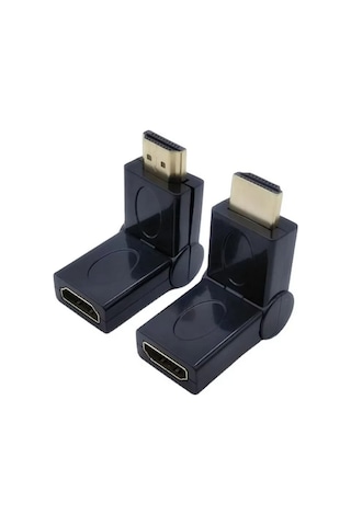 Hdmı Erkek Dişi Döner Adaptör, Erkek Dişi L Tip Ara Oynar Başlık,