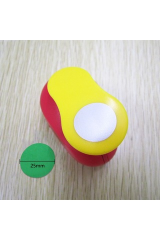 Yuvarlak Embosser Çocuk El Aletleri, Renk Rastgele Teslimat, Stil: 8810 25mm