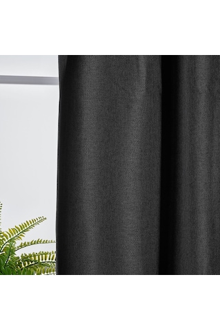 Karartma Perde/2 Kanat, Antrasit, 145x300 Cm Gri