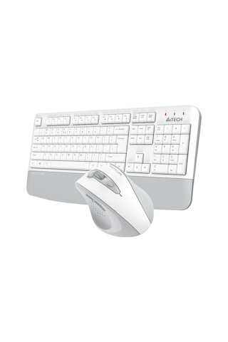 A4tech Fg2500s Plus Kablosuz Q Trk Beyaz Klavye - Mouse Set Optik