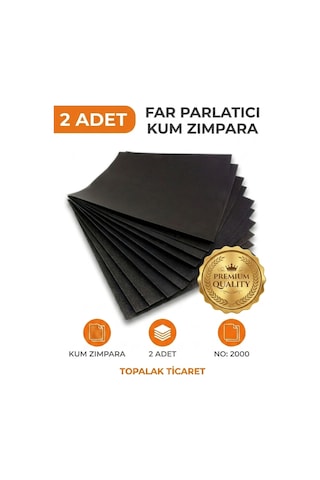 2 Adet Kum Zımpara Su Zımparası 2000 Kum Ince Far Parlatma Zımpara Kağıdı Taşlama Sulu Zımpara 2 Adet Kum Zımpara Su Zımparası 2000 Kum Ince Far Parlatma Zımpara Kağıdı Taşlama Sulu Zımpara
