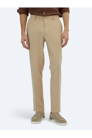 Bej Dokuma Jogging Fit Casual Pantolon Bej