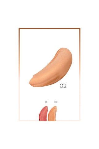 Note Cosmetique Drop Highlighter Işıltılı Likit Aydınlatıcı - 02 Charming Desert