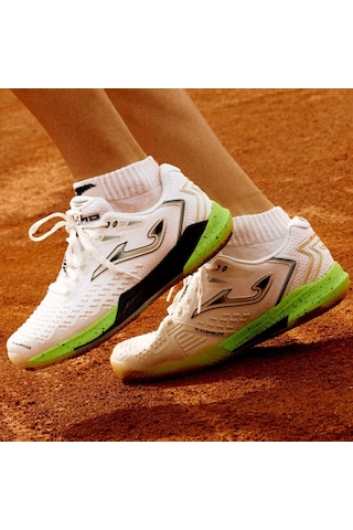 Joma Trals2602c Rapid Lady Toprak Kort Kadın Tenis Ayakkbısı - Beyaz/lacivert