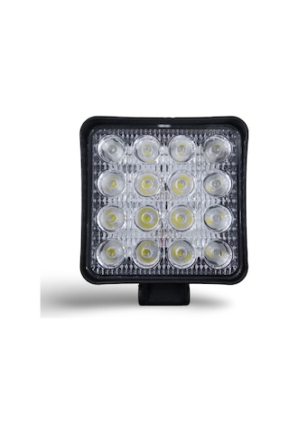 Niken 16 Ledli Kare ECO Seri 27-22W 12V 24V  Çalışma Lambası