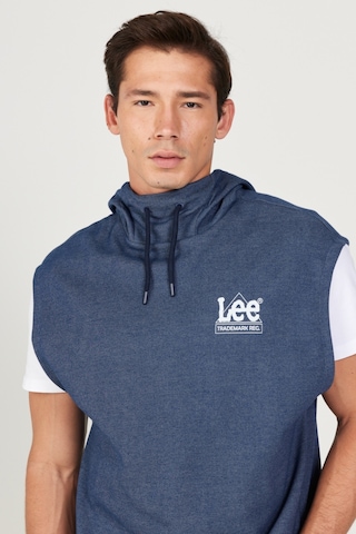 Lee Regular Fit Normal Kesim Kapüşonlu Sıfır Kol Erkek Lacivert Sweatshirt L231252410 Lacivert
