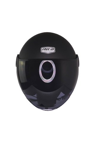 Motoanl Free-M Güneş Vizörlü Ece 22.06 Yarım Açık Motor Kaskı Mat Siyah