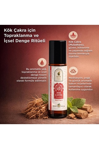 Kök Çakra Yağı Muladhara Aromaterapi Yağ Karışımı 10 Ml