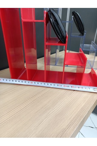 Uzman Grup Raf Pleksi Cüzdanlık Teşhir Standı (6'Li Paket)