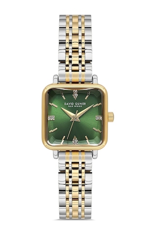 David Guner Dg-9068la-d10 Gold - Gri Kadın Kol Saati