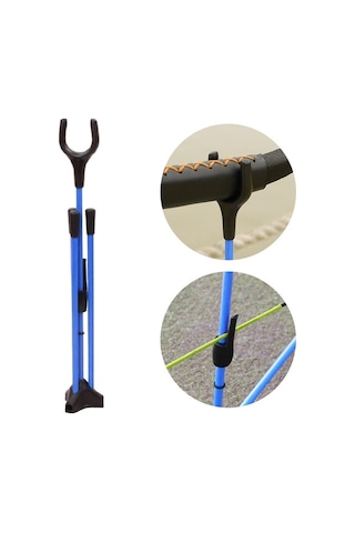 Pazly Suntek Bileşik Yay Standı Katlanabilir Avcılık Rafı Mavi