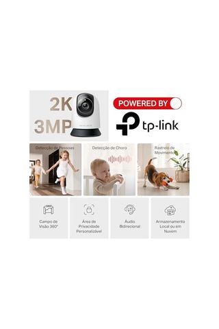 Mc210 2k 3mp Güvenlik Wi-fi Kamerası 360 Görüş Gece Görüşü Akıllı Hareket & Kişi Algılama Çift