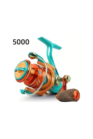 Xuweiwei 5000-hc Bıllıngs Hc1000-6000 Serisi Metal Makara Balıkçılık Makinesi 10kg Çözme 5.2:1 Dişli Alüminyum Tatlısu Tuzlusu