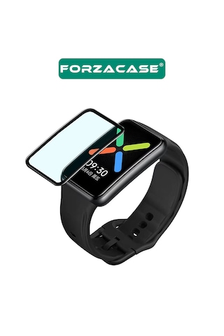 Forzacase Oppo Watch 46mm İle Uyumlu Çerçeveli Tam Kaplayan 3d Pet Ekran Koruyucu Film - Fc016