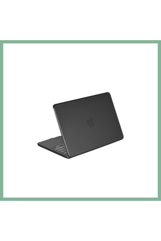 Bşkvirgo Apple Uyumlu MacBook Neo Şeffaf Apple Uyumlu MacBook Kapak - Siyah Bsk2026