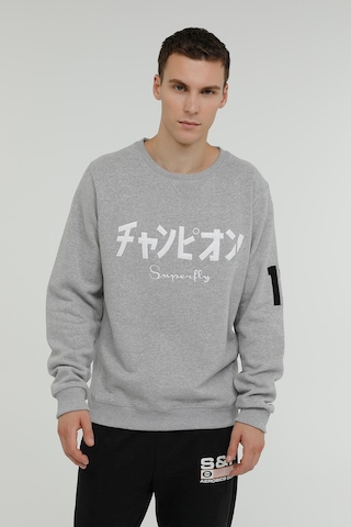 Superfly Men Sweat-1 Gri Erkek Sweatshirt 000000000101391112 Gri