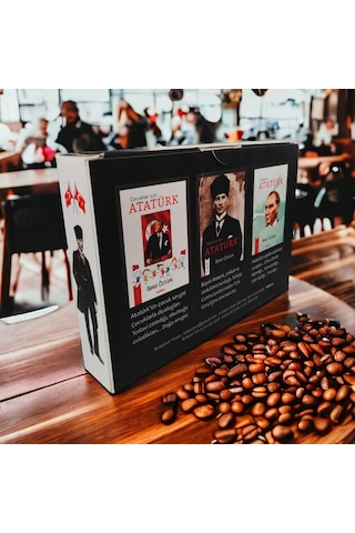 3 Kitaptan Oluşan Muhteşem Atatürk Seti 3 Kitap,poster,not Defteri,ayraç