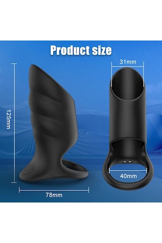 Carmine G Noktası Uyarıcılı 10 Titreşim Modlu Penis Kılıfı