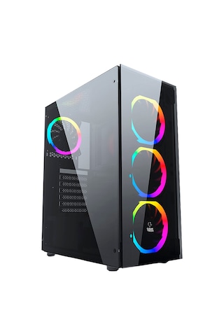 Gametech Ares Rainbow 4x120 MM Fanlı Oyuncu Bilgisayar Kasası