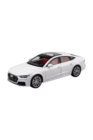 Scowetto Audi A7 Araba 1:24 Diecast Metal Model Araba Koleksiyon Araba Sesli Işıklı 21 Cm Oyuncak Araba