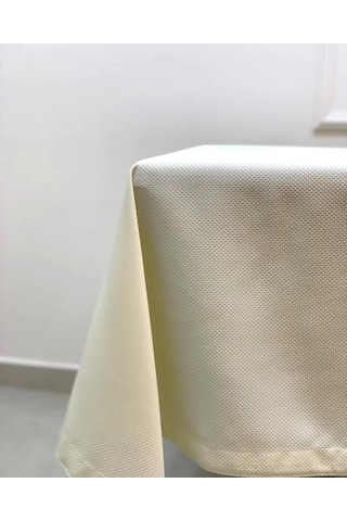 Nivemeshome Krem 140x220 Masa Örtüsü Krem