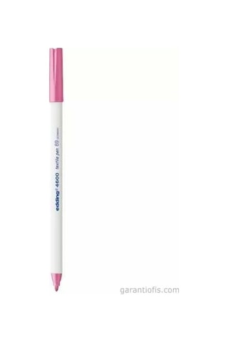 Edding 4600 Fosforlu Pembe Kumaş Boyama Kalemi T-shirt/tekstil Pen