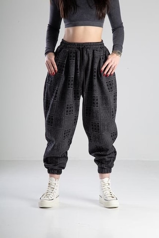 Cocopelli Poker Desenli Pileli Jogger Pantolon Coc2099 Desenli