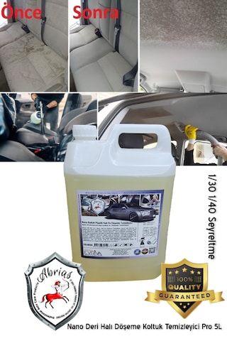 Abrias Nano Halı Leke Deri Ve Döşeme Temizleyici Pro 5kg 1/40