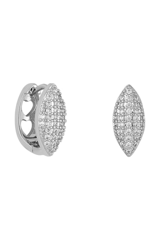 Cc100029kupp Cacharel Classic Paslanmaz Çelik Küpe 18k Altın Kaplama Altın - Çok Renkli