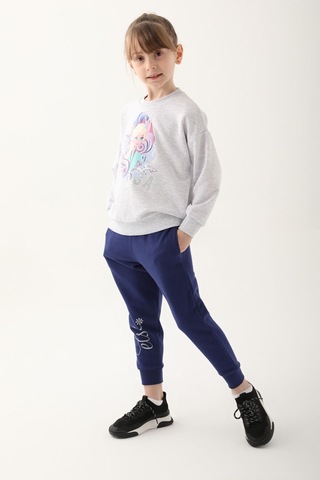 Frozen D4825-3 Çocuk Kar Melanj Eşofman Takımı