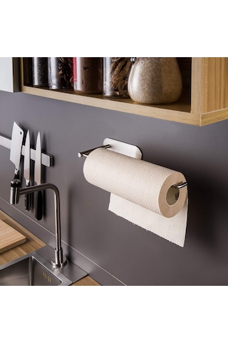 Deltahome Paslanmaz Çelik Kağıt Rulo Havluluk Askı Model Berlın Inox