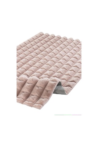 Apex Halı Diamante 7004 Pudra Peluş Kaymaz Taban Dekoratif Halı